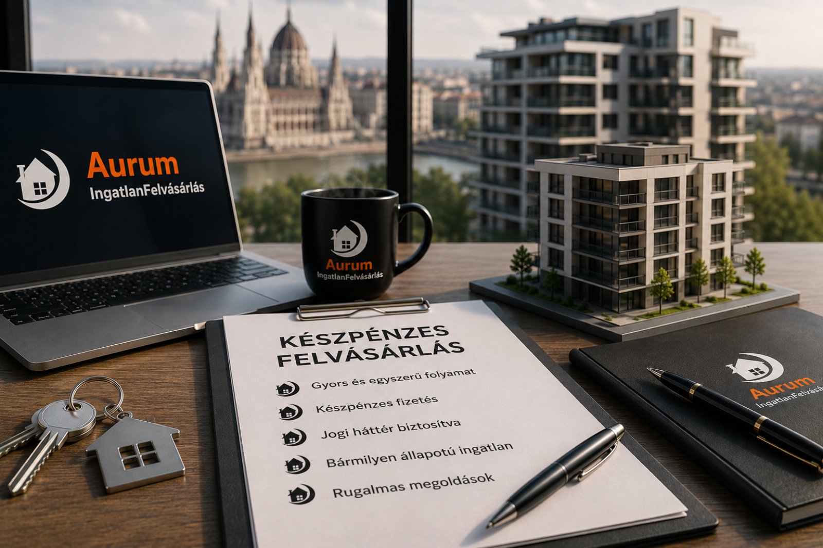 Ingatlan átadása készpénzes felvásárlás során