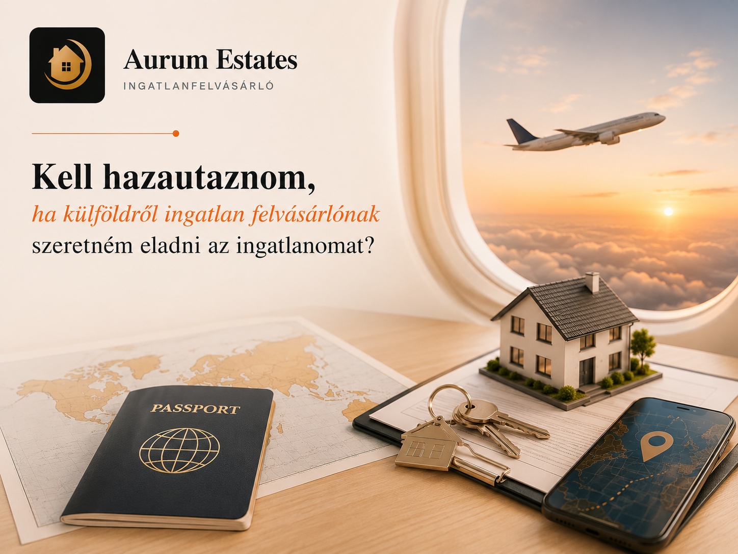 Telefon és lakáskulcs egy íróasztalon, laptop mellett